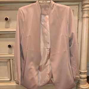 light apricot colored blazer/ oversized